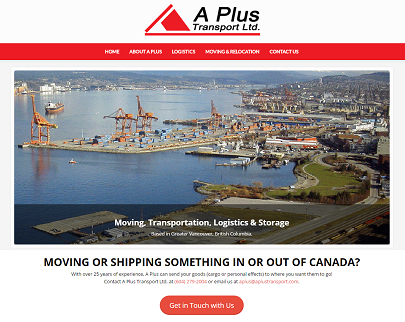 A Plus Transport Website