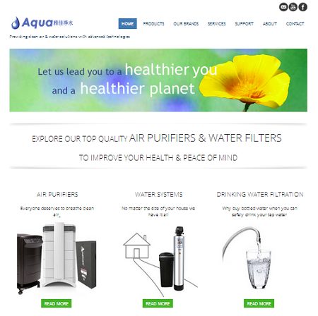 Aqua Solutions Website